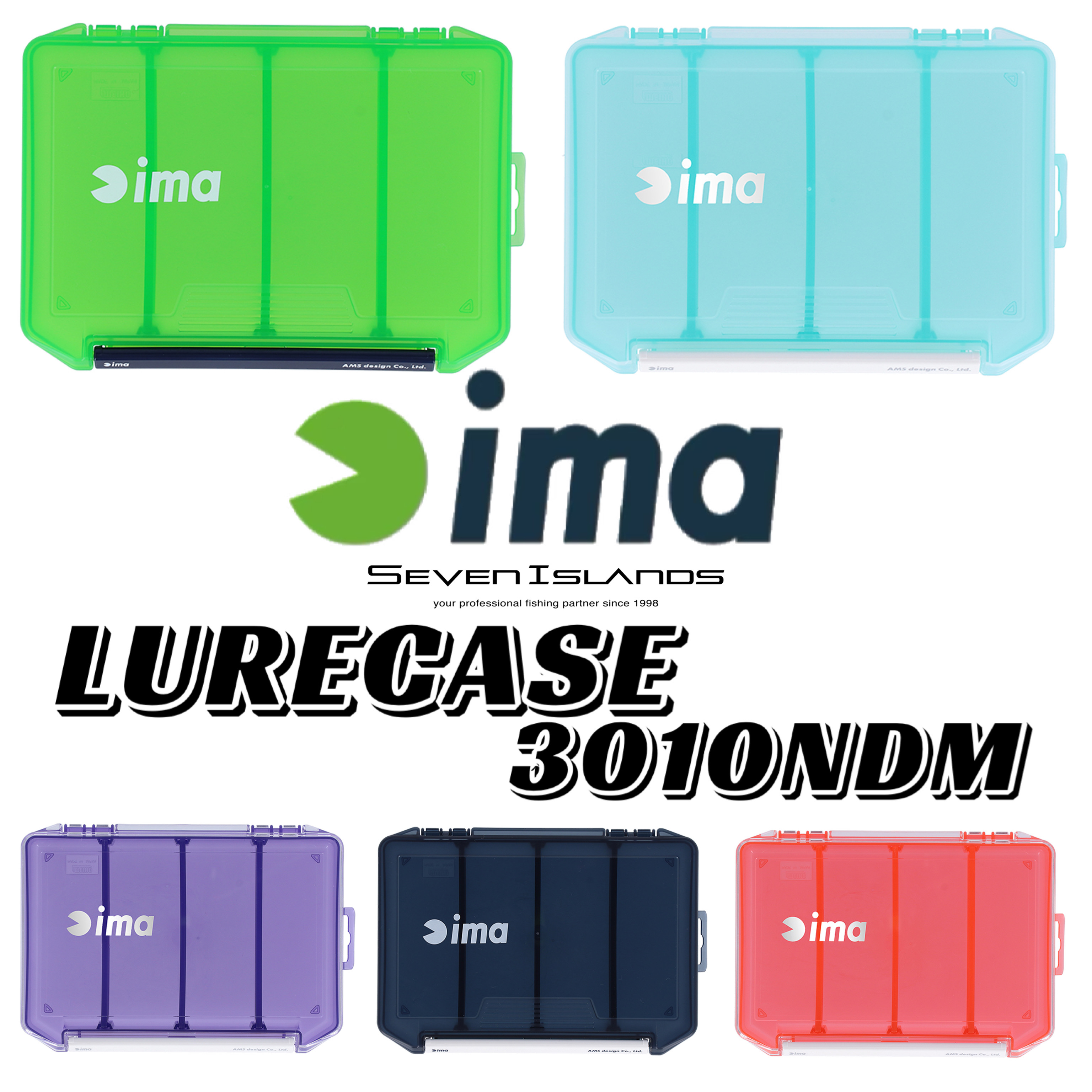 ima 他ミノー10個セット ケース付き ima LURECASE 3010NDM