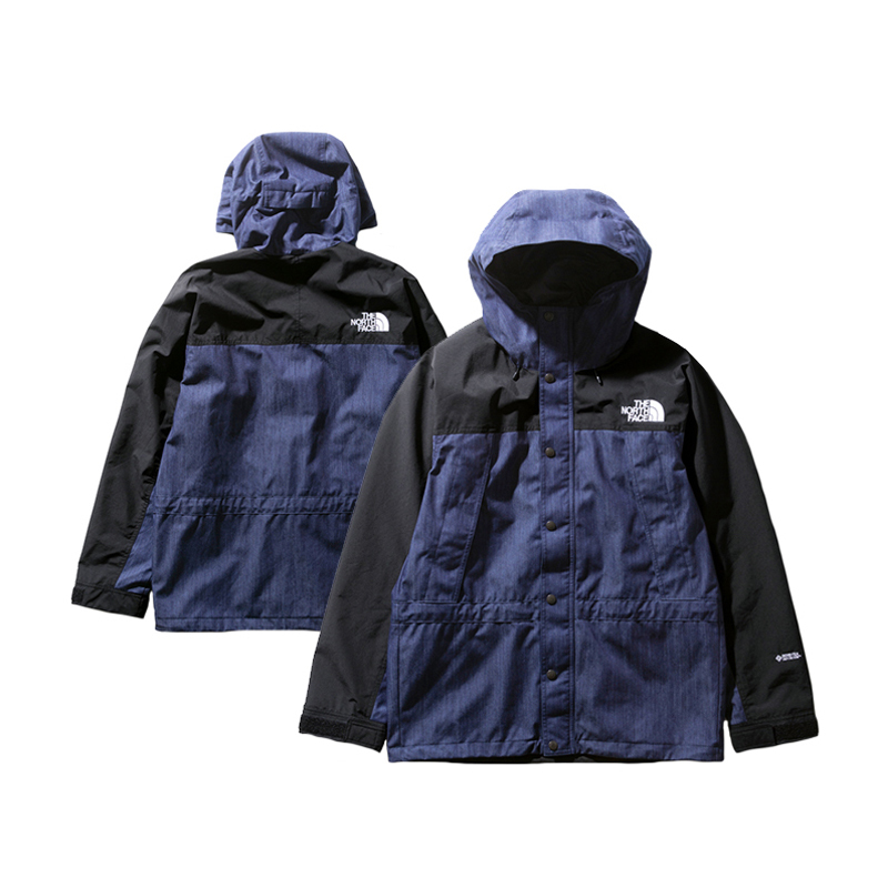 The north face mountain light store denim jacket