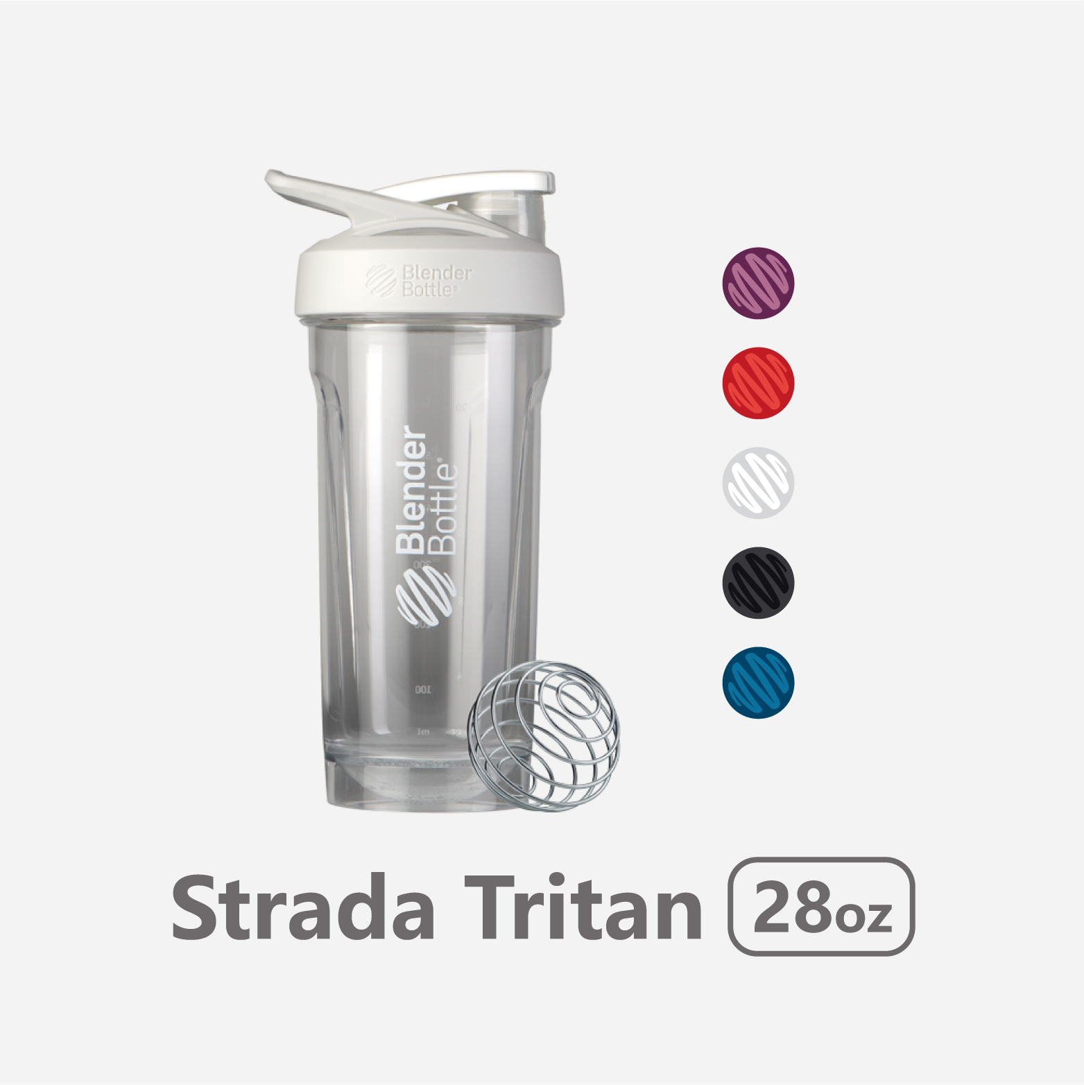 Blender Bottle Strada® 24oz 不鏽鋼款 卓越搖搖杯
