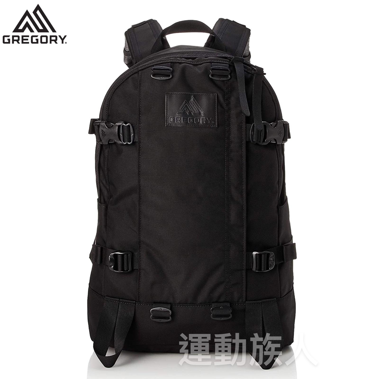 運動族人】24L GREGORY ALL DAY V2 帶水樽位背囊/ 書包All Black 全黑版