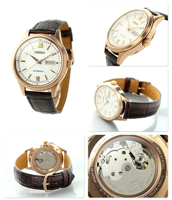 Citizen 男裝機械手錶 NY4052-08A