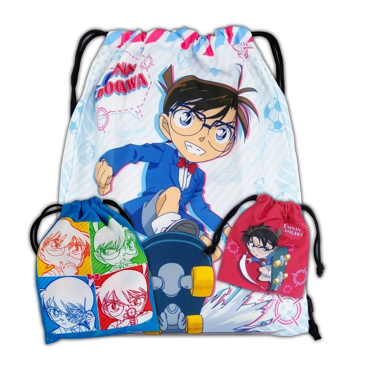 柯南-束口袋三入組-柯柯柯