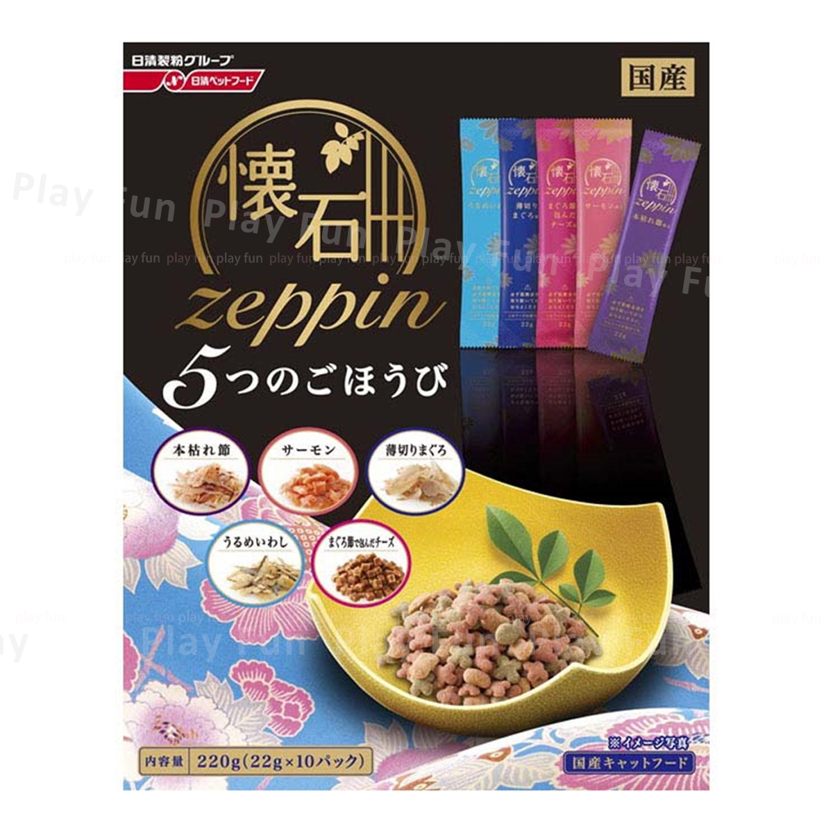 日清 - 懷石Zeppin系列 - 5款口味貓零食