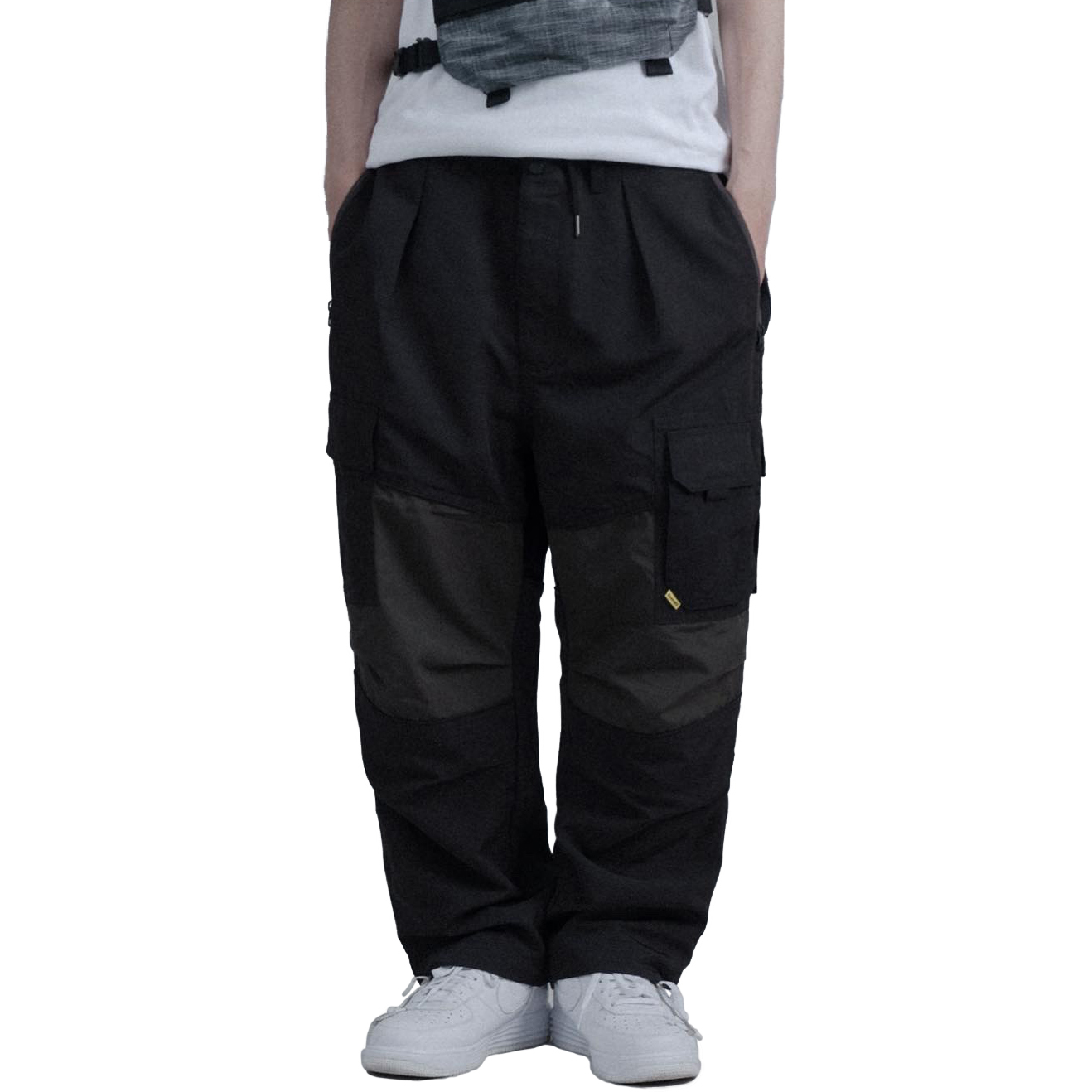 4DIMENSION MultiFabric Cargo Pants Black