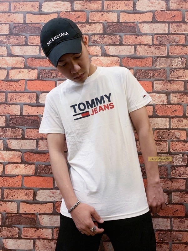 Tommy Jeans 經典字母國旗Logo 短袖T恤 短T
