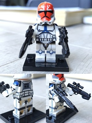 Ahsoka's Clone Troopers Star Wars Custom Minifigs Fit Lego WM2008