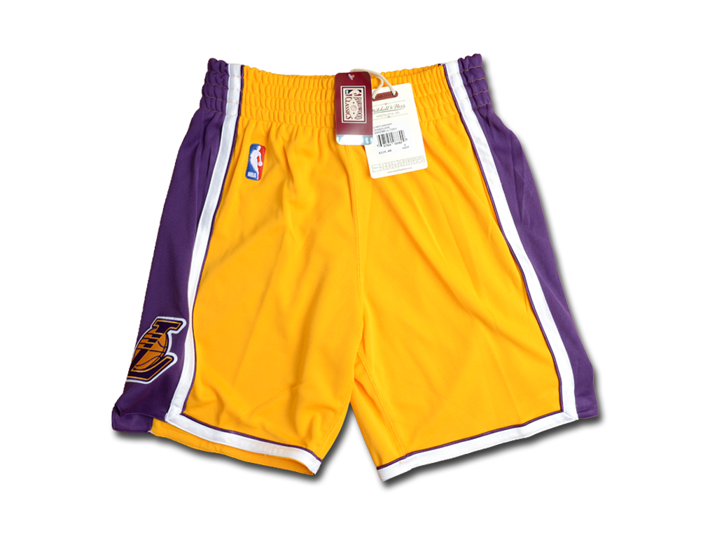 Mitchell & Ness 洛杉磯湖人隊 2009-2010 球員版 球褲