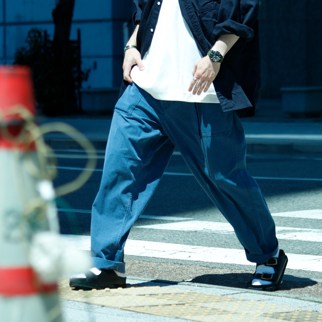 20AW TNF 北臉紫標Indigo Mountain Field Pants 靛藍丹寧褲NT5055N