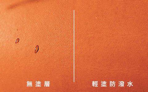 無塗層 輕塗層 防潑水效果 比較