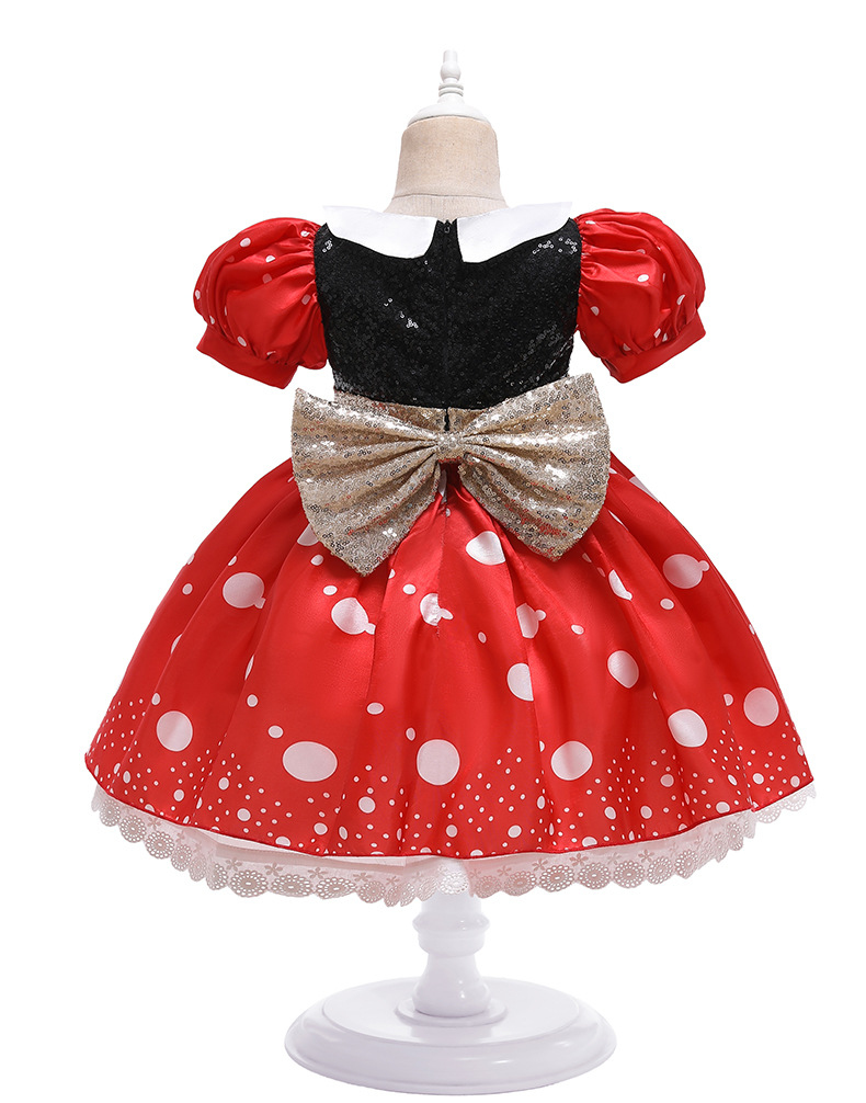 現貨 120cm 萬聖節 米妮公主禮服 80-120cm D0674*