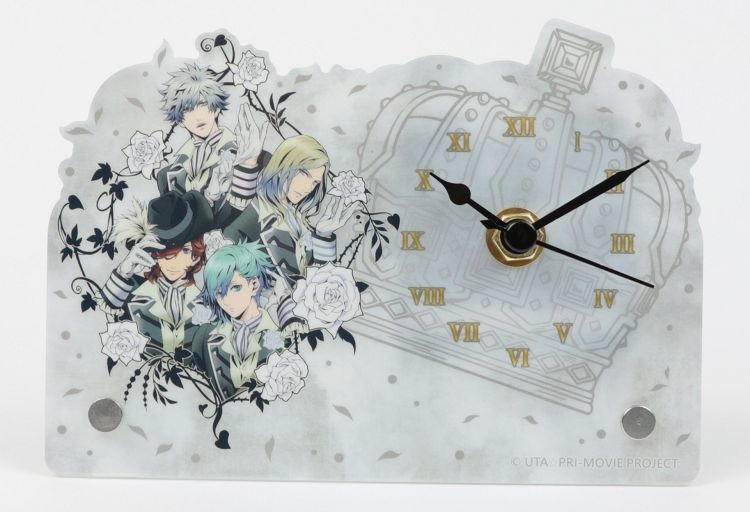 歌之王子-壓克力桌鐘-暗黑玫瑰