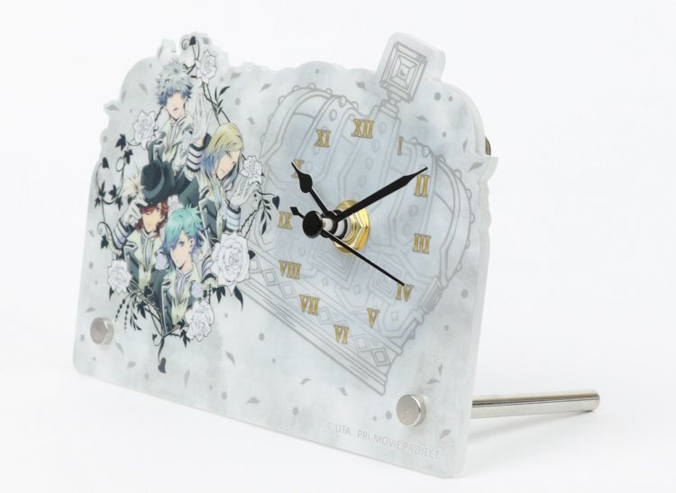 歌之王子-壓克力桌鐘-暗黑玫瑰