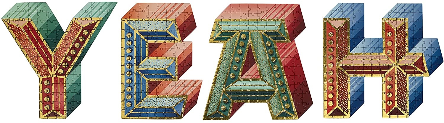 【KNOCK KNOCK】YEAH四個字母拼圖500片拼圖