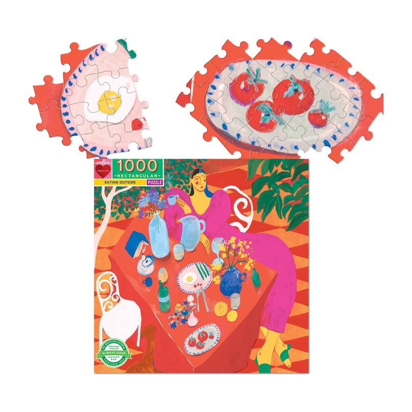 【EEBOO】在外就餐 1000片拼圖