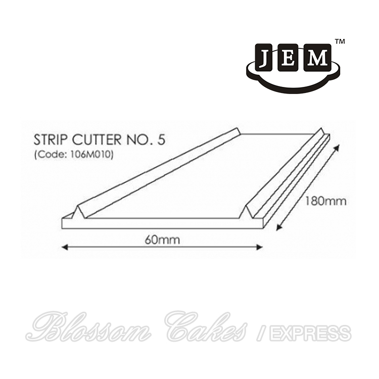 JEM Strip Cutter No. 5, cuts a strip 50mm (2") wide