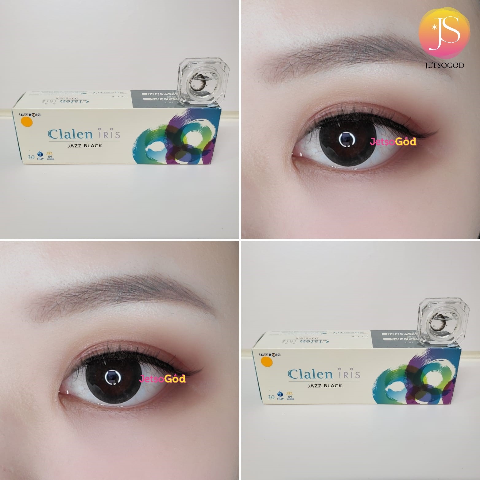 Clalen Iris 1-Day (Jazz Black)(40片)外國版