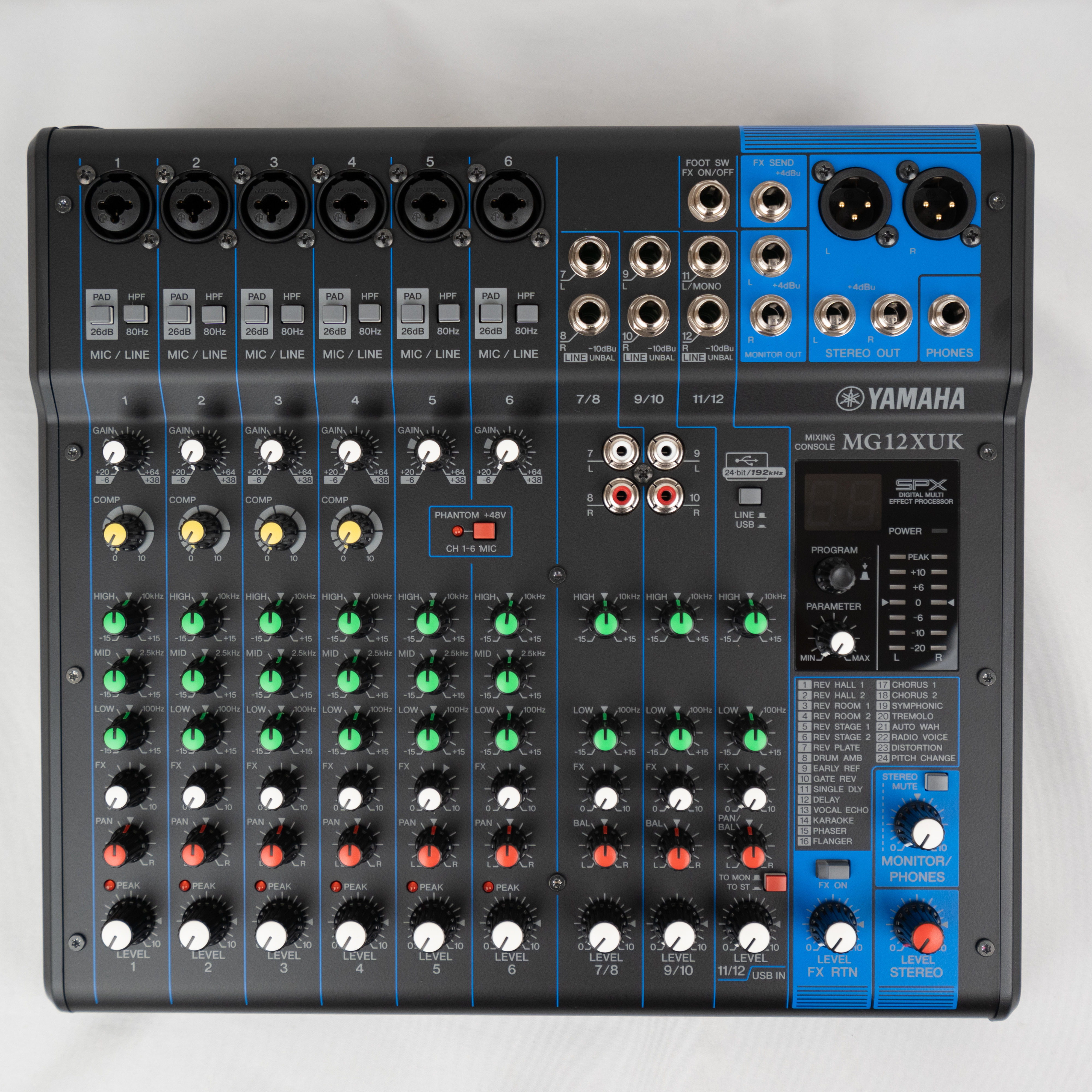 【現貨供應】MG12XUK YAMAHA 混音器 旋鈕版