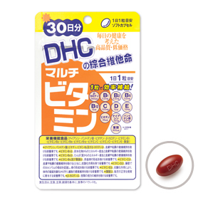 日本*正品*【DHC綜合維他命】含有維他命B雜、C、D、E、β-胡蘿蔔素等12種維他命成分，不僅是維護身體組織正常運作的重要成分，更是保持年輕美麗及健康活力所不可或缺的營養素