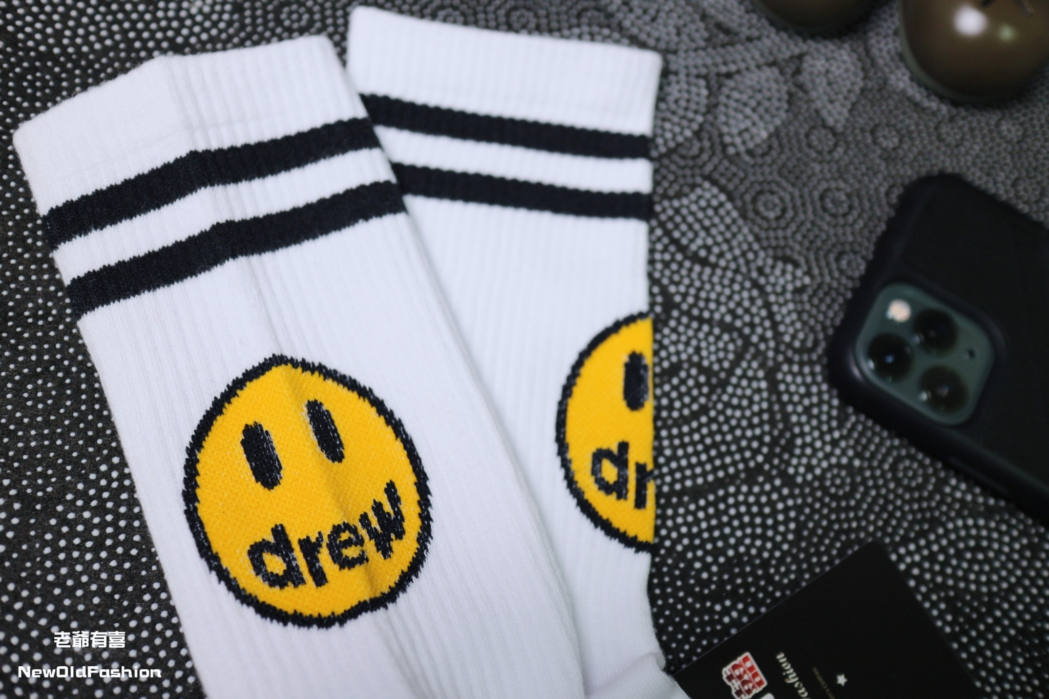 『新品上市』重磅drew笑臉高筒襪