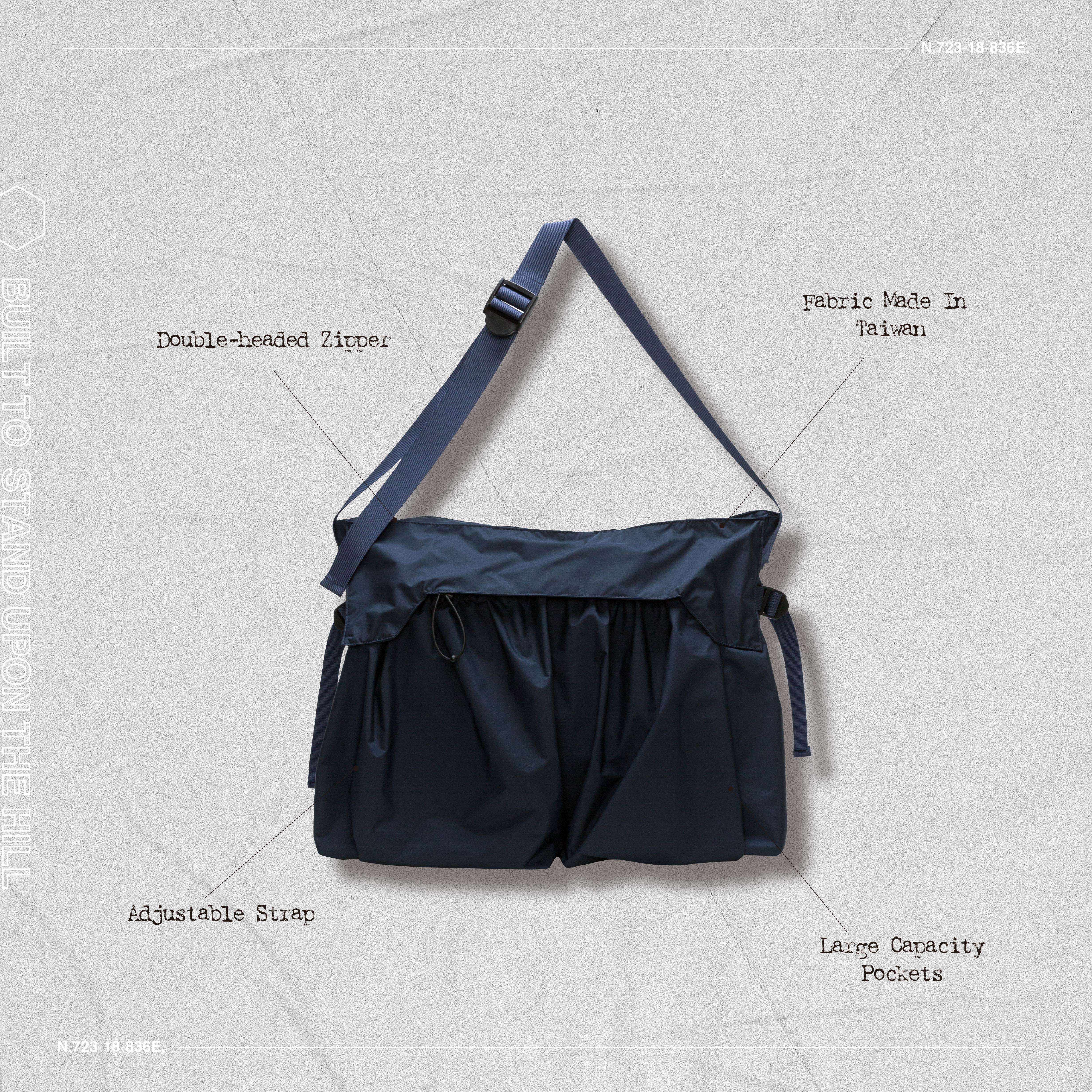 VT-02 Huge DP Shoulder Bag - Navy