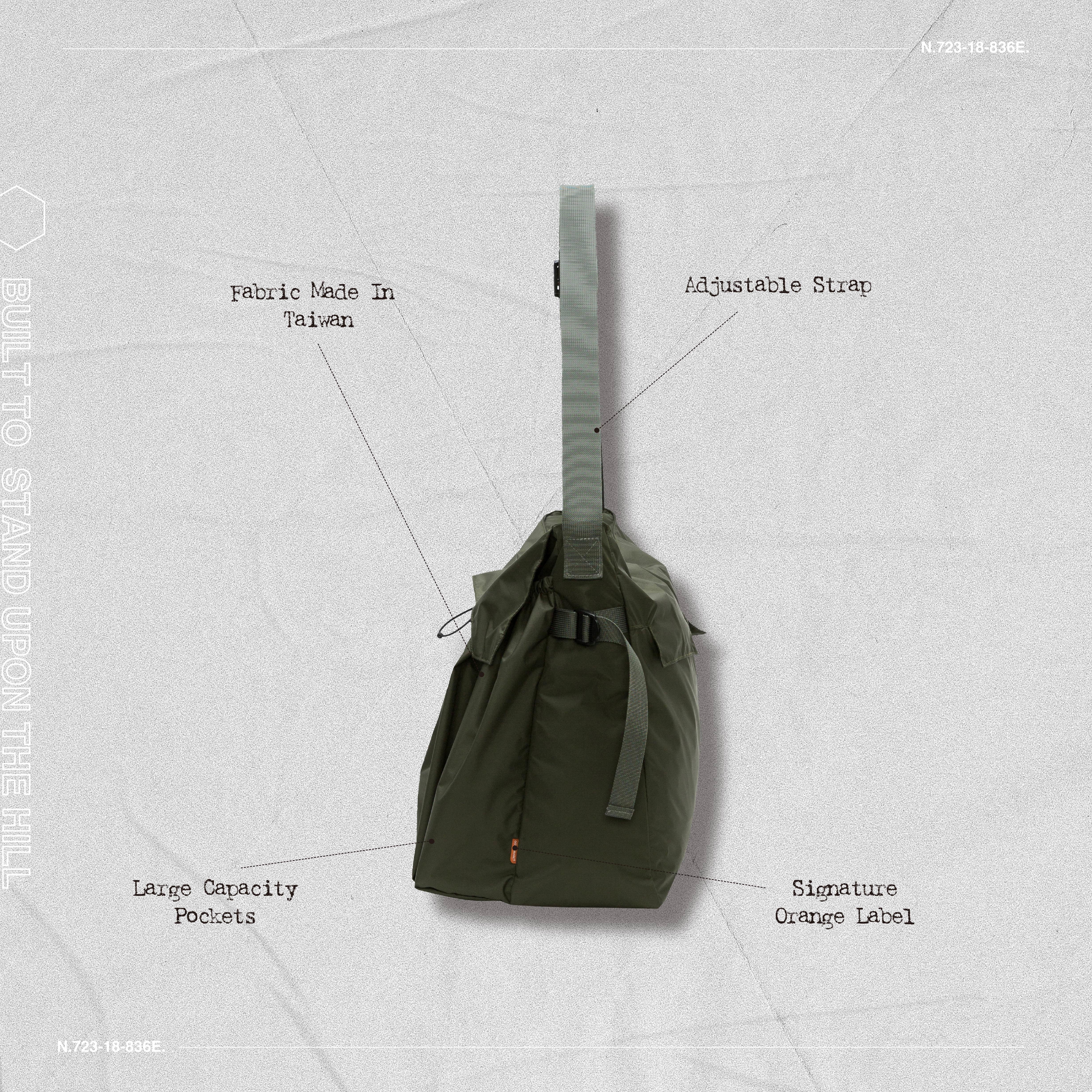 VT-02 Huge DP Shoulder Bag - Olive