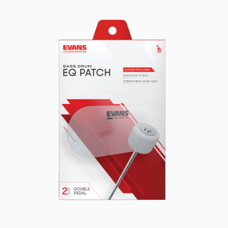 Evans EQPC2 大鼓保護貼 雙踏 透明 2個/組