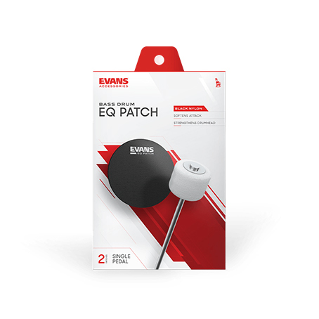 Evans EQPB1 大鼓保護貼 單踏 黑色 2個/組