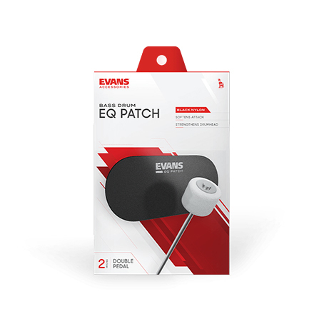 Evans EQPB2 大鼓保護貼 雙踏 黑色 2個/組