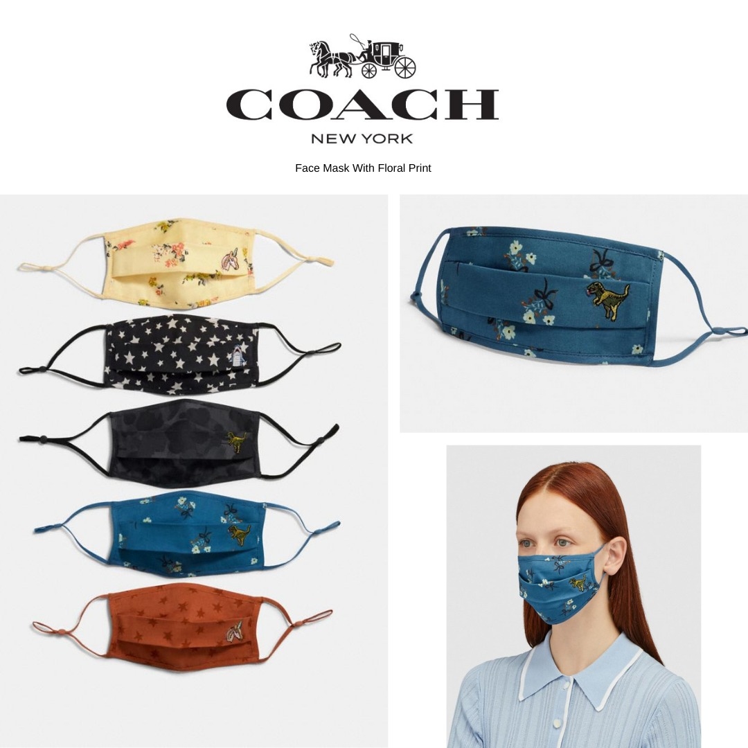 Coach Sharky Face Mask With Star Print