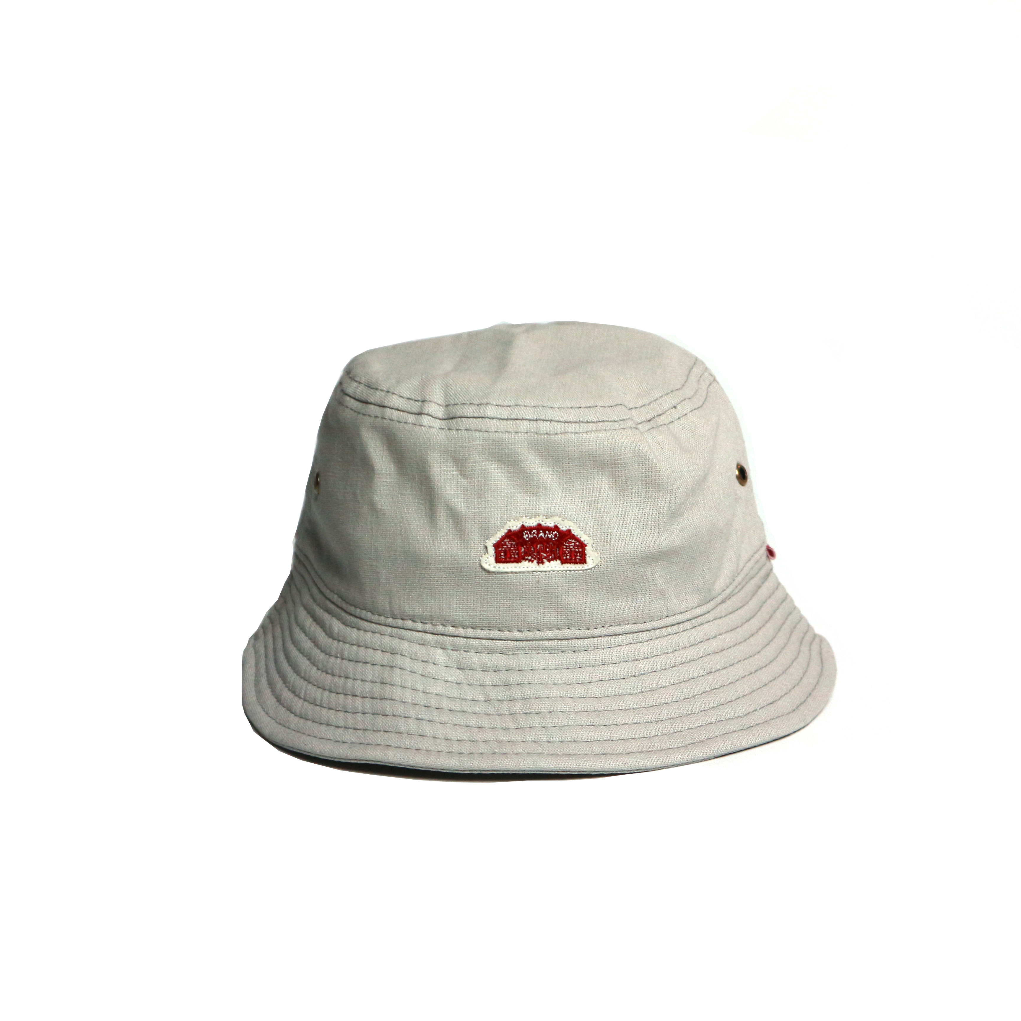 Round House Cotton Linen Bucket Hat ╭ 2色 ╮
