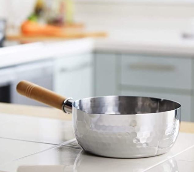 MyLifeUNIT Stainless Steel Yukihira Pan, Traditional Ja