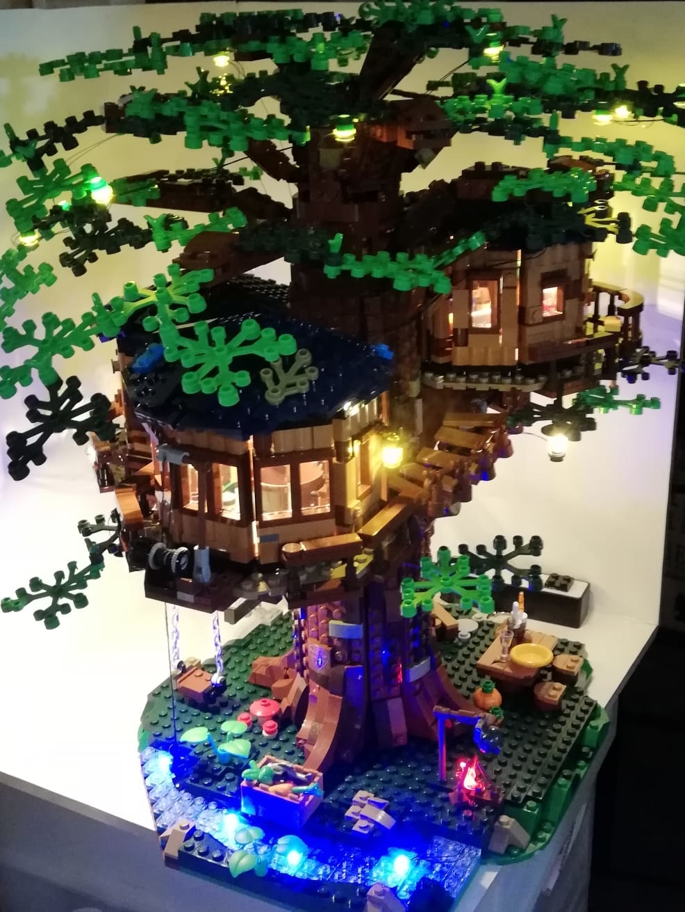 moc LED light for LEGO 21318 Ideas : Tree House