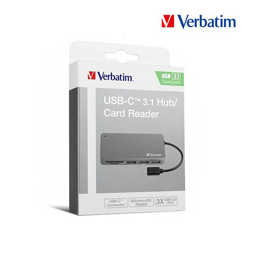 Verbatim USB-C™ 3.1讀卡器