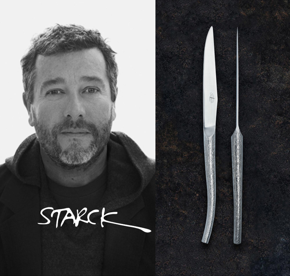 FORGE DE LAGUIOLE | P. Starck 聯名設計款 "霧面木紋" 牛排刀