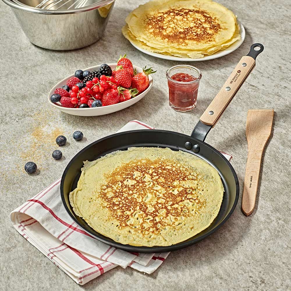 Choc B Bois  山毛櫸握柄系列 |可麗餅/煎餅/鬆餅/潤餅鍋不沾鍋(適用IH爐)