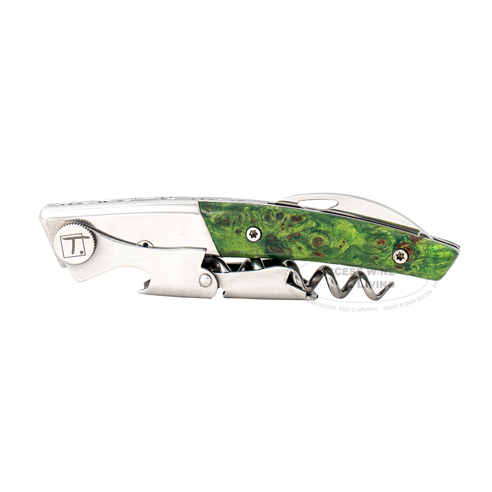 DOZORME | Thiers 二段式手工侍酒刀 | 祖母綠黃陽木