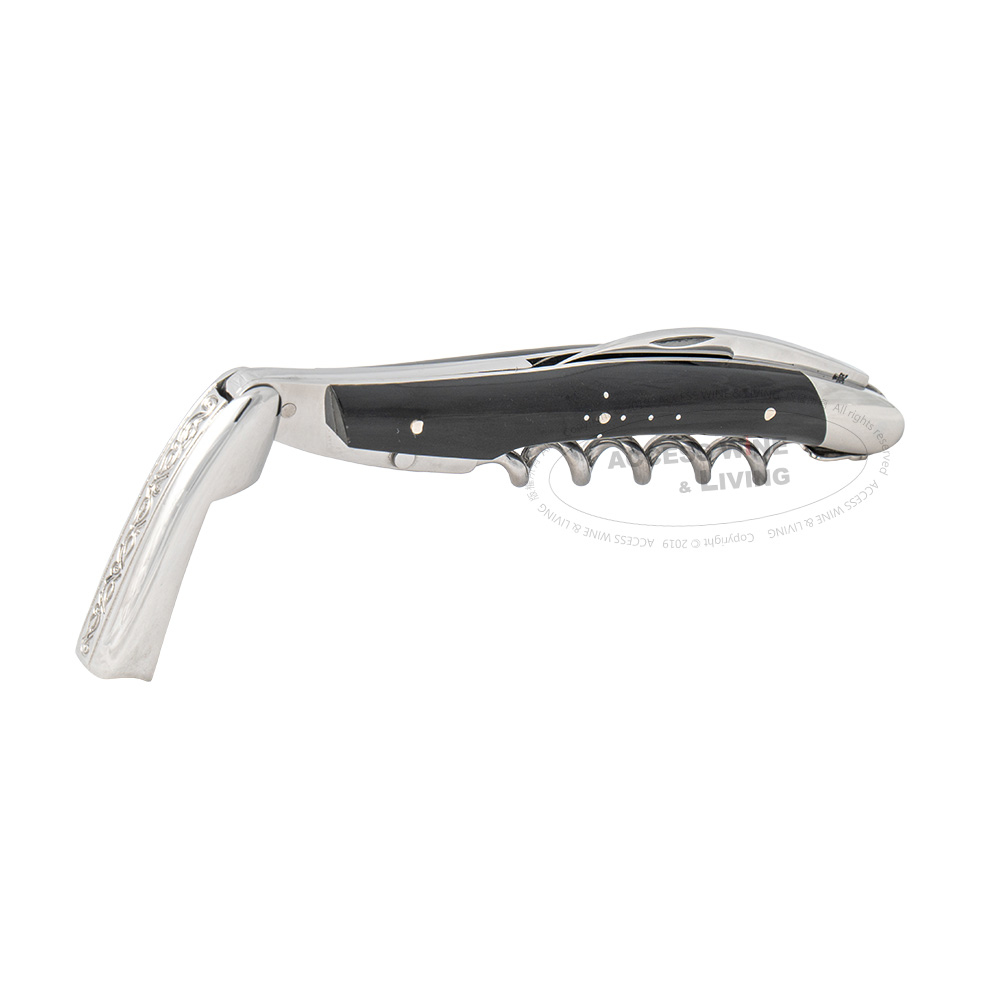 FORGE DE LAGUIOLE | 黑牛角刻藤開瓶器