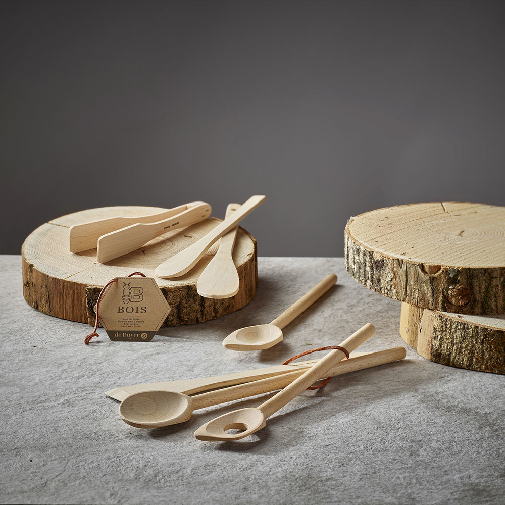 B Bois | Large Spatula beechwood beeswax finish