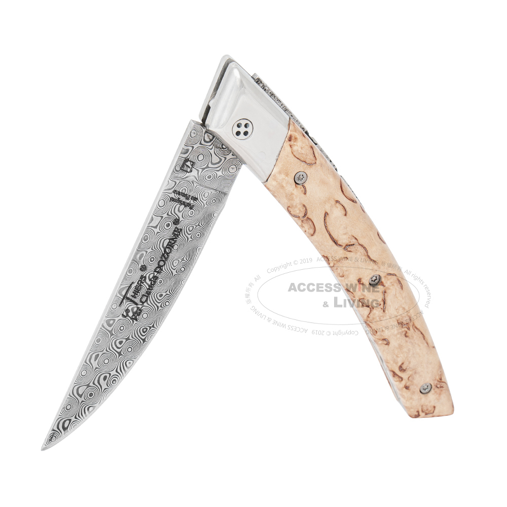 DOZORME | Thiers RLT 大馬士鋼折刀 | 樺木-含精裝木盒