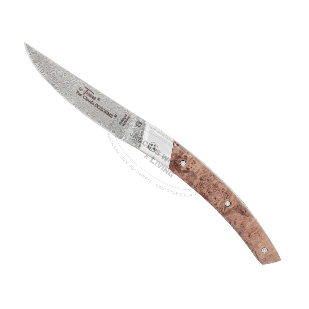 DOZORME | Thiers RLT 大馬士鋼折刀 | 南柏木-含精裝木盒