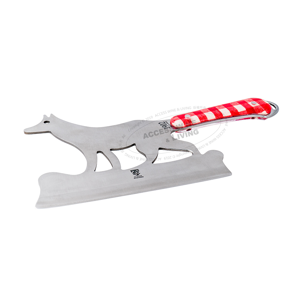 DOZORME | 紅方格織布系列 | 狼型切肉刀