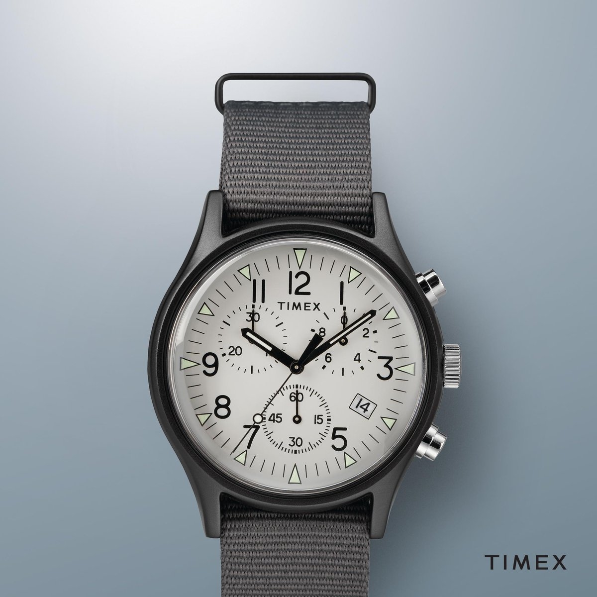 萬年鐘錶 - TIMEX 天美時  軍事風格  MK1 Aluminum  灰 - 尼龍  男錶  TW2T10500VQ   錶徑 40MM