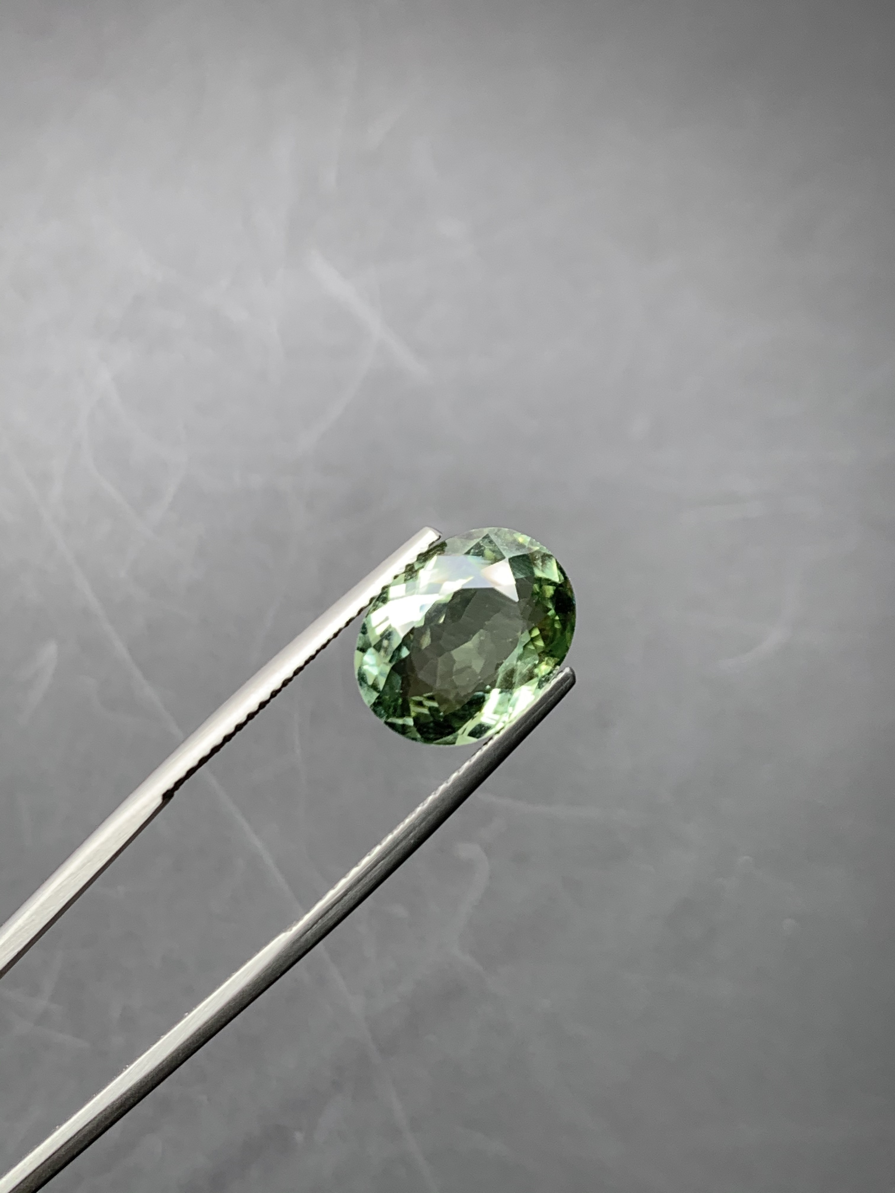 4.31ct 橢圓形綠碧璽