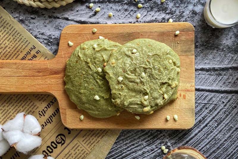 綠茶白朱古力曲奇,綠茶粉,朱古力曲奇,綠茶,食譜,做法,自家製,diy,綠茶粉,低筋麵粉