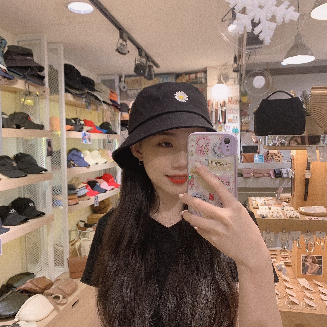 夏日雞蛋花漁夫帽/現貨帶字款