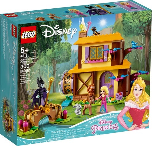 【限時優惠】LEGO Disney 43188 : Aurora's Forest Cottage