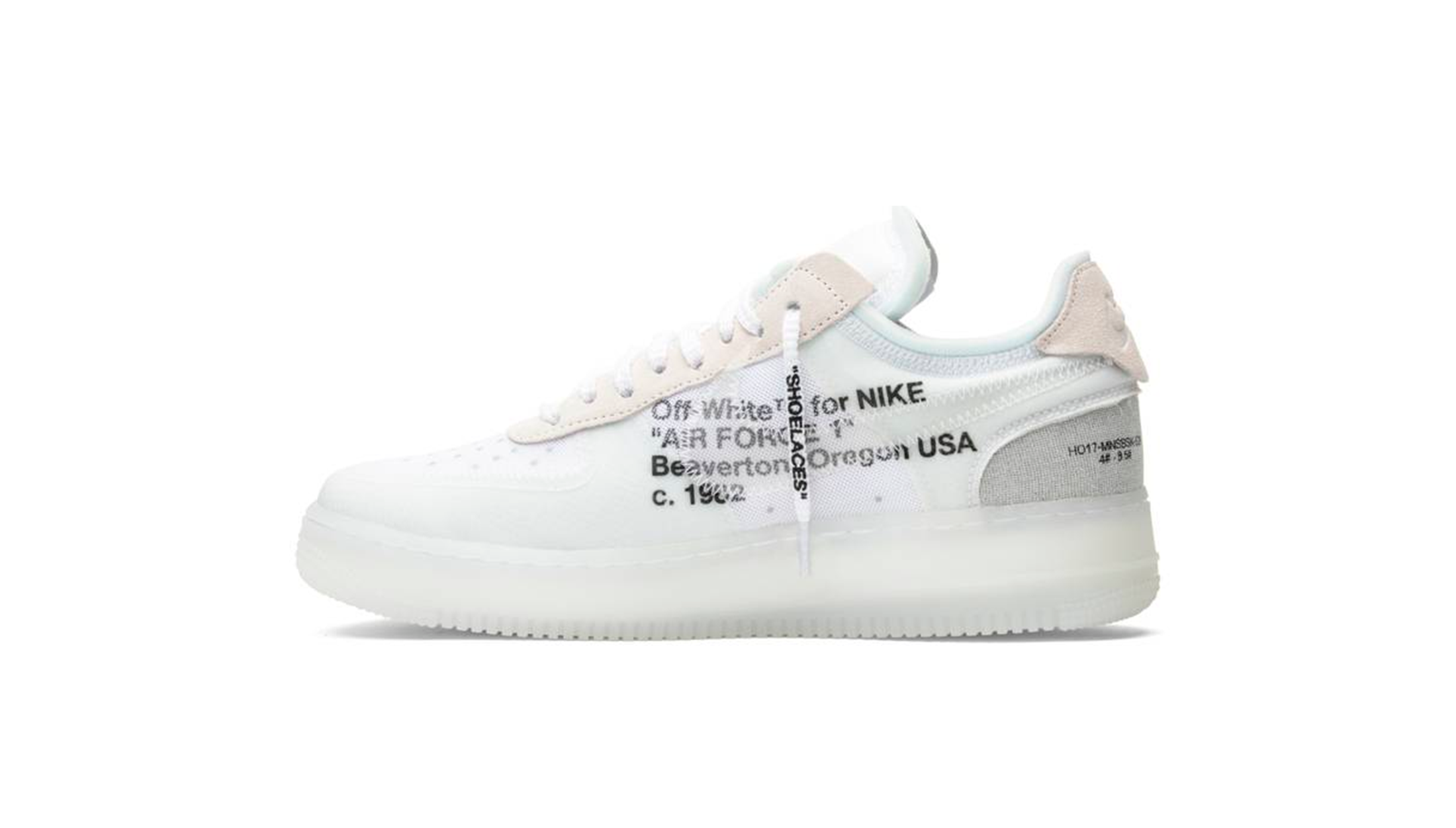 off white airforce 1s