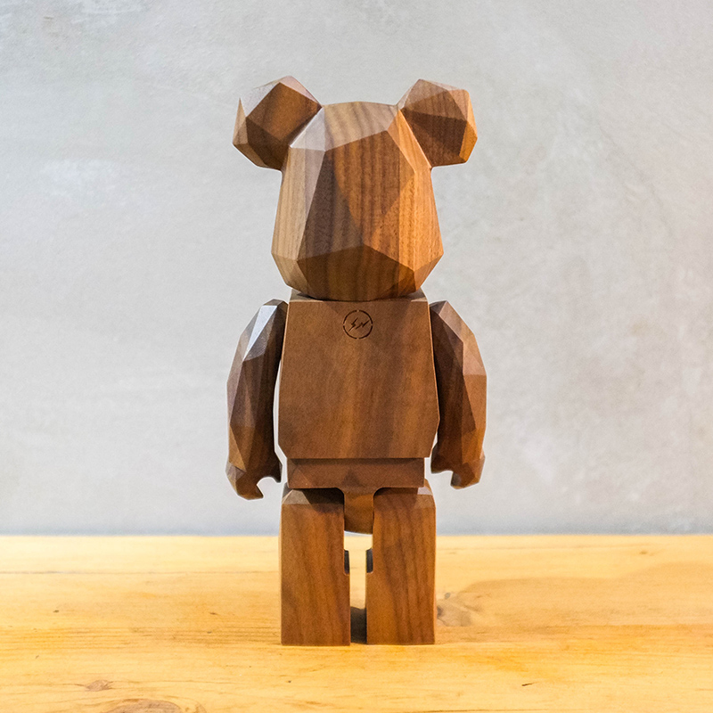 車庫服飾】Bearbrick 400% Medicom Toy KARIMOKU FRAGMENT WOOD