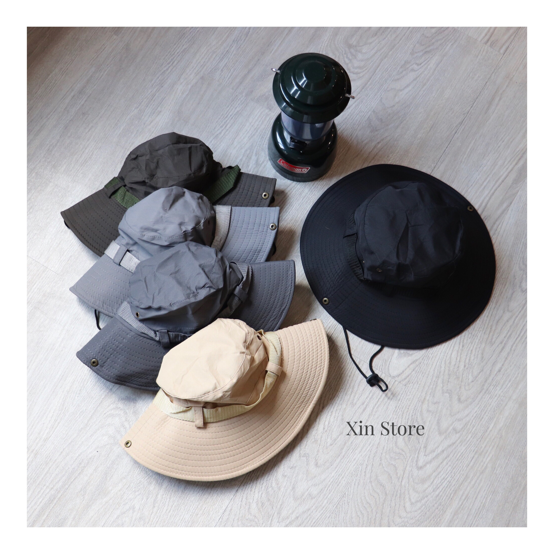 【現貨】Share Bonnie Hat 防潑水 束繩 挺版 漁夫帽 黑 卡其 淺灰 深灰 軍綠