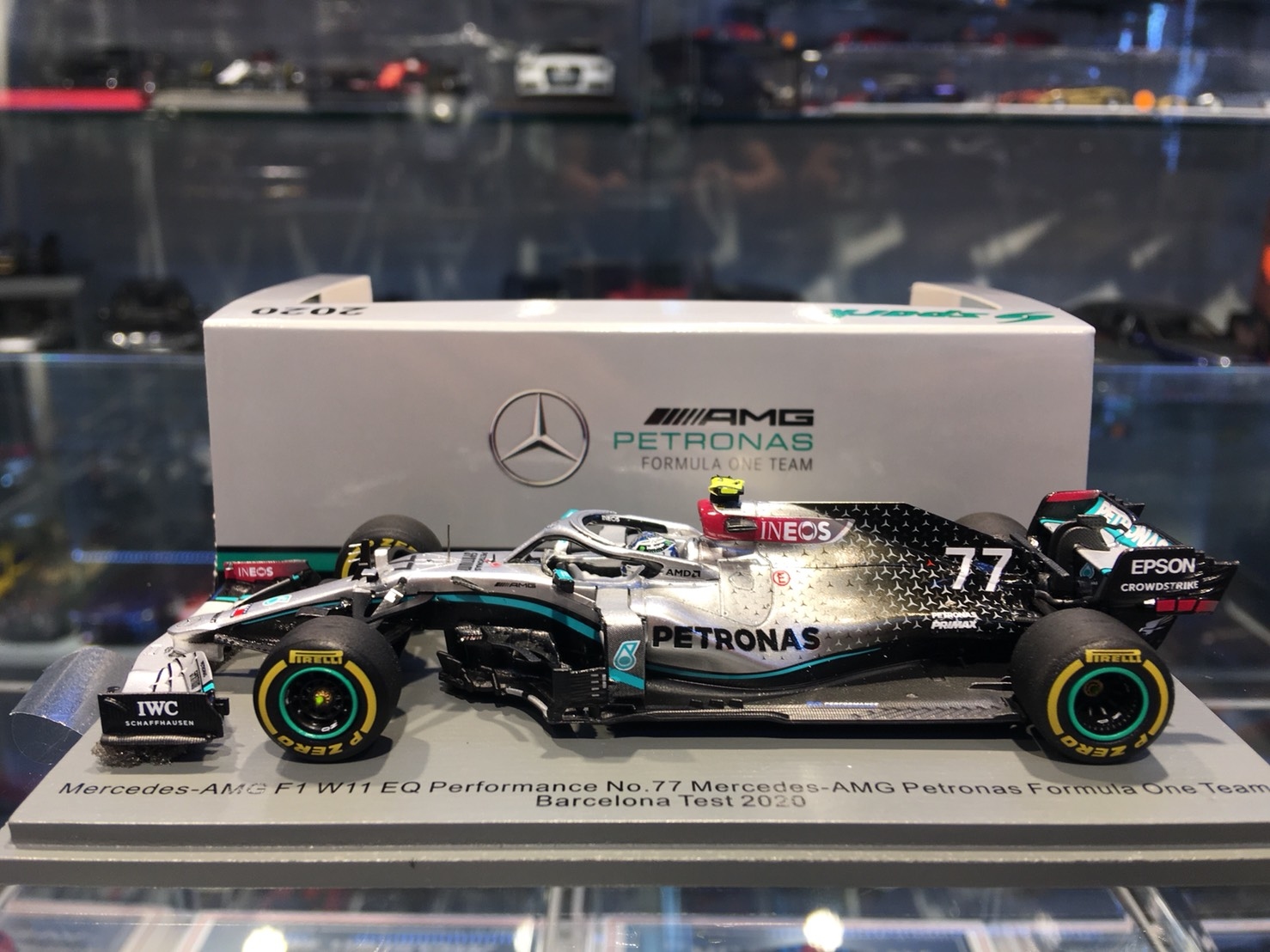 Spark S6451 Mercedes-AMG F1 W11 EQ Performance #77 1/43